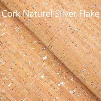 Cork Naturel Silver Flake