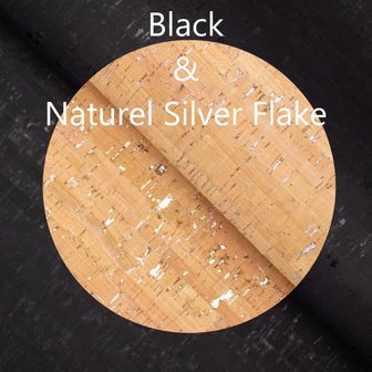 Black - Naturel Silver Flake