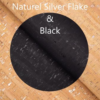 Naturel Silver Flake - Black
