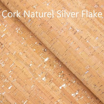 Cork Naturel Silver Flake