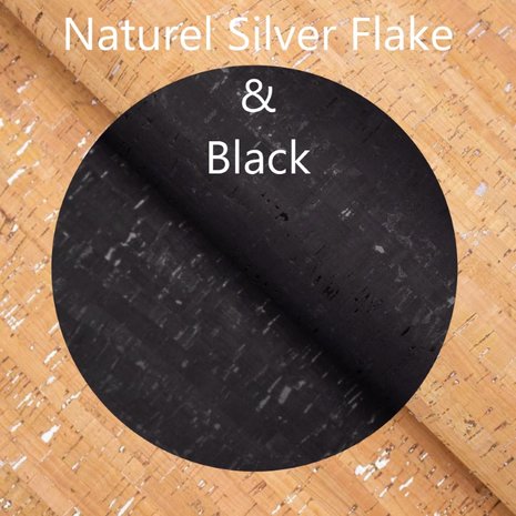 Naturel Silver Flake - Black